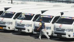 Deretan Kendaraan Transportasi Atlet ASEAN Para Games 2022