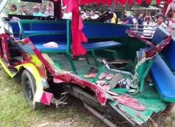 Odong-odong Tertabrak Kereta di Serang, Polda Banten Turunkan Tim TAA