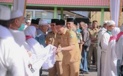 Wali Kota Irsan Efendi Sambut 189 Jemaah Haji Asal Padang Sidempuan