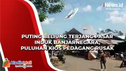 Puting Beliung Terjang Pasar Induk Banjarnegara, Puluhan Kios Pedagang Rusak