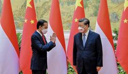 Foto Pertemuan Presiden Jokowi dan Presiden China Xi Jinping