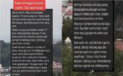 Viral Curhatan Ibu Ditinggal Anak Meninggal, 15 Tahun Simpan Rahasia Penyebab Kematian