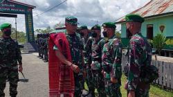 Danrem 172 PWY Kunjungi 8 Pos Pamtas RI-PNG, Minta Anggota Jangan Lengah