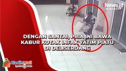 Dengan Santai, Pria Ini Bawa Kabur Kotak Infak Yatim Piatu di Deliserdang