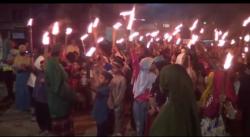 Peringatan 1 Muharram, Warga Bogor Antusias Ikut Pawai Obor