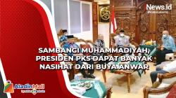 Sambangi Muhammadiyah, Presiden PKS Dapat Banyak Nasihat dari Buya Anwar