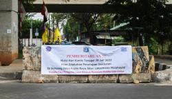 Potret Jembatan Kapin Pondok Kelapa Ditutup Permanen