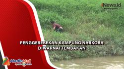 Video Penggerebekan Kampung Narkoba Diwarnai Tembakan