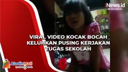 Viral Video Kocak Bocah di Kota Baubau Keluhkan Pusing Kerjakan Tugas Sekolah