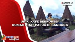 Unik! Kafe Berkonsep Rumah Adat Papua di Bandung<