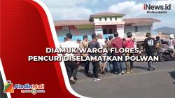 Diamuk Warga Flores Timur, Pencuri Diselamatkan Polwan