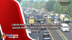 Video Libur Panjang Tahun Baru Islam di Akhir Pekan, Arus Tol Cipularang Padat