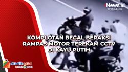 Komplotan Begal Beraksi Rampas Motor Terekam CCTV di Kayu Putih