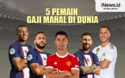 Infografis 5 Pesepak Bola dengan Gaji Termahal di Muka Bumi