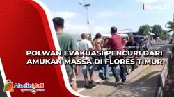 Polwan Evakuasi Pencuri dari Amukan Massa di Flores Timur