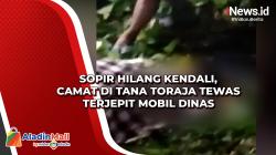 Sopir Hilang Kendali, Camat di Tana Toraja Tewas Terjepit Mobil Dinas