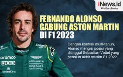 Infografis Fernando Alonso Gabung Aston Martin di F1 2023