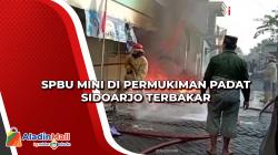 SPBU Mini di Permukiman Padat Sidoarjo Terbakar