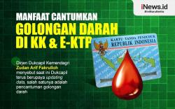 Infografis Pentingnya Cantumkan Golongan Darah di KK dan e-KTP