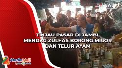 Tinjau Pasar Angso Duo Jambi, Mendag Zulhas Borong Migor dan Telur Ayam