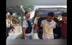 Curi Motor Ustaz di Pesantren, Pria Berambut Cepak Ini Luka Lebam 
