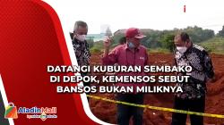 Datangi Kuburan Sembako di Depok, Kemensos Sebut Bansos Bukan Miliknya