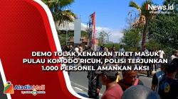 Demo Tolak Kenaikan Tiket Masuk Pulau Komodo Ricuh, Polisi Terjunkan 1.000 Personel Amankan Aksi