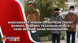Masyarakat Miskin Dipastikan Dapat Bansos, Wapres Tegaskan Semua yang Berhak Akan Diusahakan