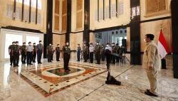 Terima Laporan Kenaikan Pangkat Pati, Prabowo: Kerahkan Tenaga, Berikan yang Terbaik bagi Negara