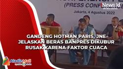 Gandeng Hotman Paris, JNE Jelaskan Beras Banpres Dikubur Rusak karena Faktor Cuaca