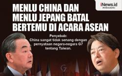 Infografis Menlu China dan Menlu Jepang Batal Bertemu di Acara ASEAN