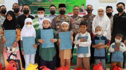 Peringati Tahun Baru Islam, Polres Minut Gelar Doa Bersama dan Santuni Anak Yatim