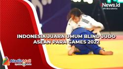 Tambah Medali Emas di Nomor Beregu Putri, Indonesia Juara Umum Blind Judo ASEAN Para Games 2022
