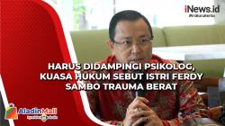 Harus Didampingi Psikolog, Kuasa Hukum Sebut Istri Ferdy Sambo Trauma Berat