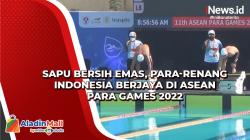 Sapu Bersih Emas, Para-Renang Indonesia Berjaya di ASEAN Para Games 2022