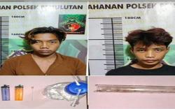 Tak Ada Takutnya, 2 Pemuda Desa Kedapatan Nyabu di Pinggir Jalan