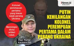 Infografis Putin Kehilangan Kolonel Perempuan Pertama dalam Perang Ukraina