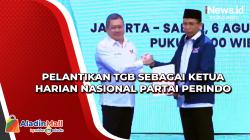Pelantikan TGB sebagai Ketua Harian Nasional Partai Perindo