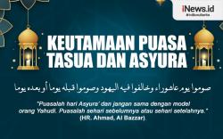 Infografis Puasa Tasua dan Asyura 2022, Niat dan Keutamaan