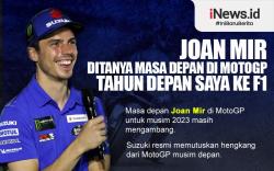 Infografis Joan Mir Berkelakar Musim Depan Pindah ke F1