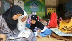 MNC Salurkan Buku dan Alat Tulis, Rumah Baca Krukut : Kami Semakin Bersemangat