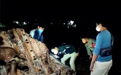 Tertabrak Kereta di Cirebon, 2 Korban Ditemukan Terbakar Dalam Mobil, 2 Terpental<