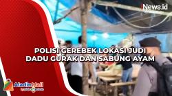 Polisi Gerebek Lokasi Judi Dadu Gurak dan Sabung Ayam