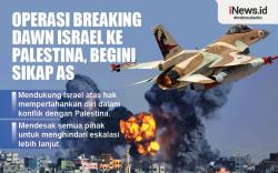 Infografis Operasi Breaking Dawn Israel di Gaza dan Standar Ganda AS