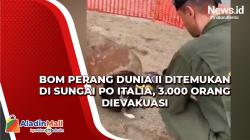 Bom Perang Dunia II Ditemukan di Sungai Po Italia, 3.000 Orang Dievakuasi