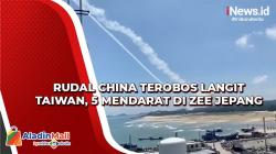 Rudal China Terobos Langit Taiwan, 5 Mendarat di ZEE Jepang