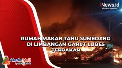 Rumah Makan Tahu Sumedang di Limbangan Garut Ludes Terbakar<