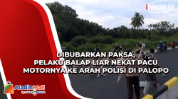 Dibubarkan Paksa, Pelaku Balap Liar Nekat Pacu Motornya ke Arah Polisi di Palopo