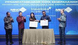 Kerja Sama MNC Kapital dan Traveloka 