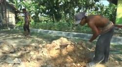 Warga Grobogan Ini Perbaiki Jalan Rusak dengan Dana Pribadi meski Tak Punya Penghasilan Tetap